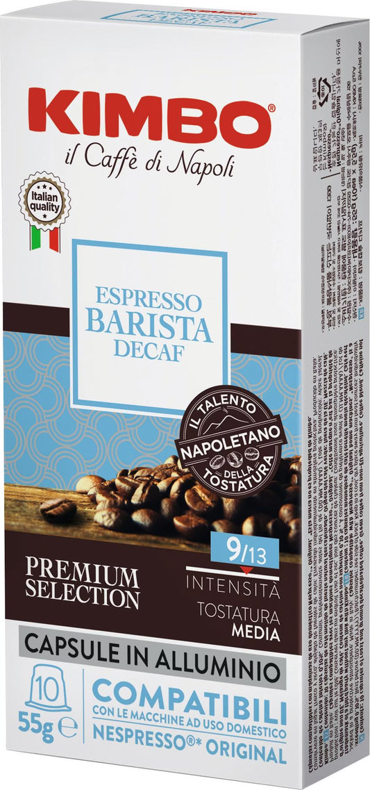 Kimbo Barista Ristretto Dek - 10 Capsule Alu compatibili Nespresso