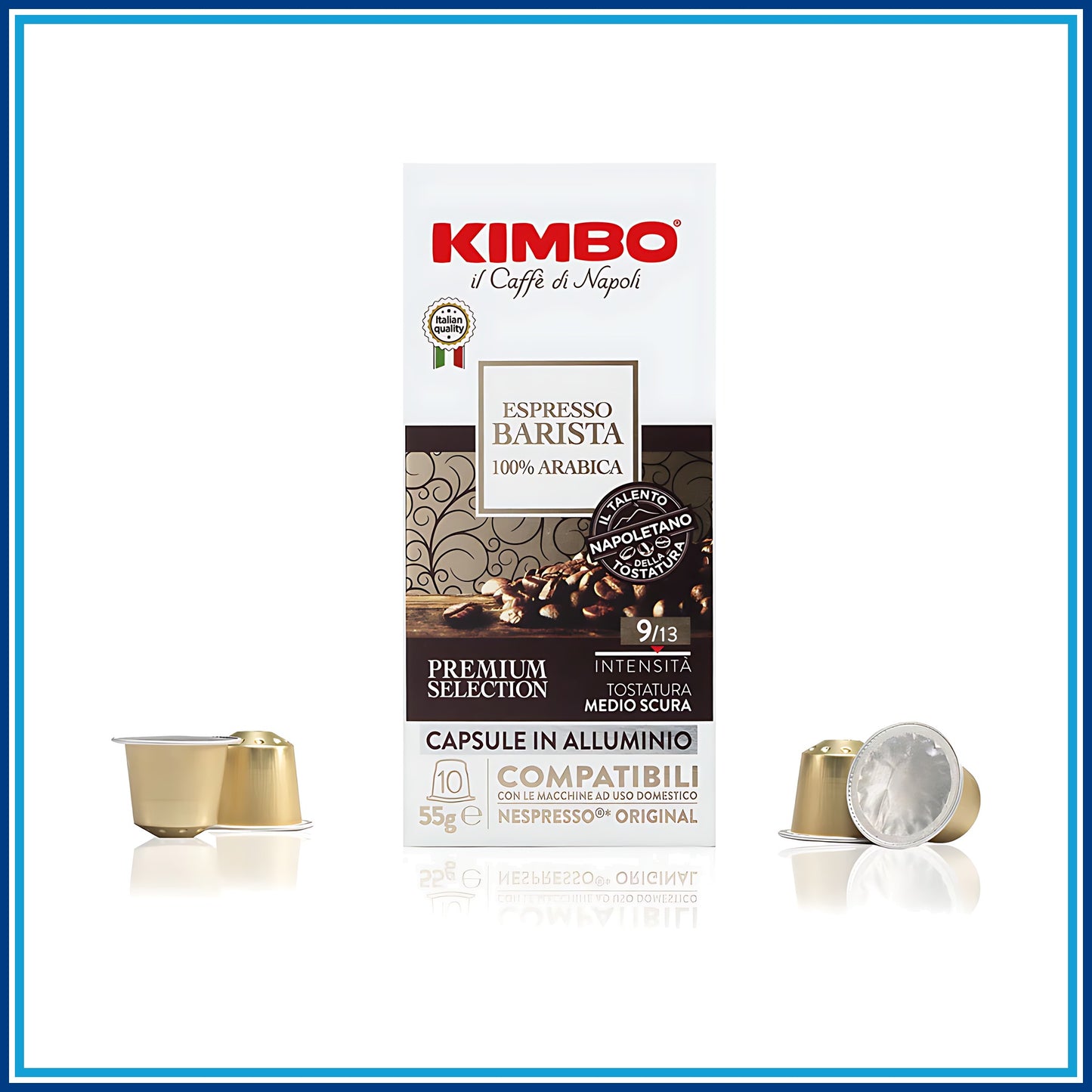 Kimbo 100% Arabica - Compatibile Nespresso - 100 caffè - dettaglio