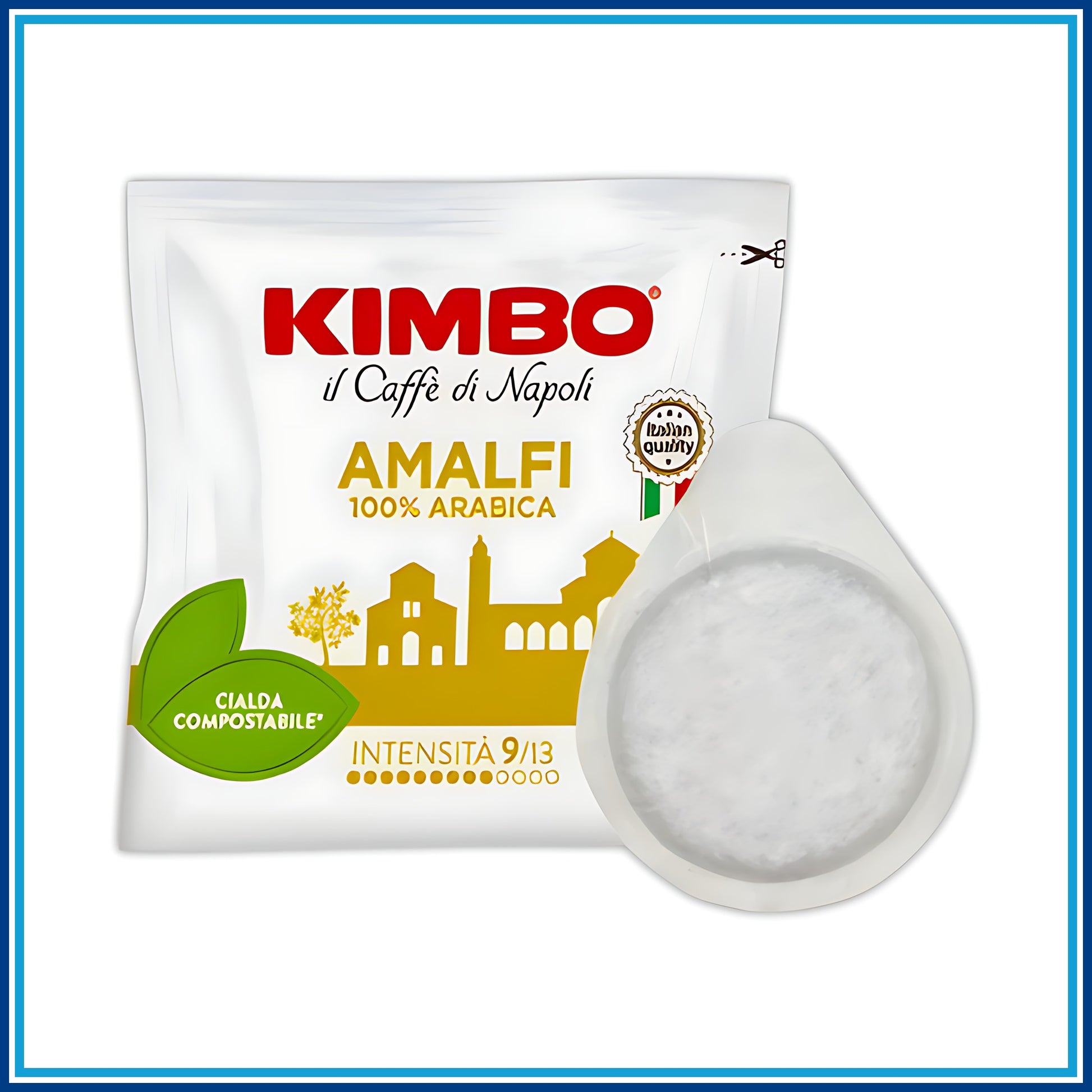 Kimbo Amalfi - Cialde - 150 caffè - retro