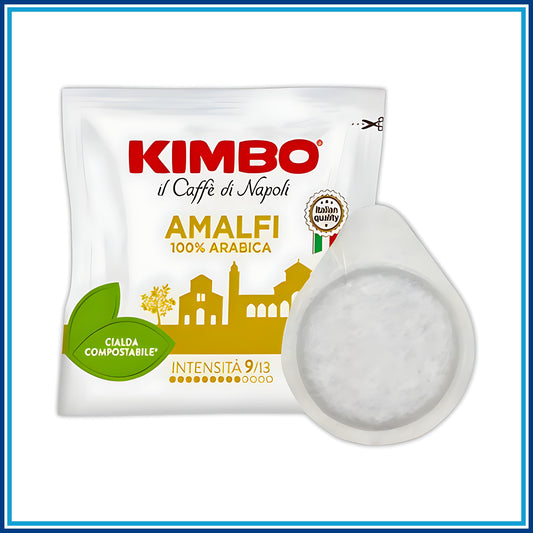 Kimbo Amalfi - Cialde - 150 caffè - retro