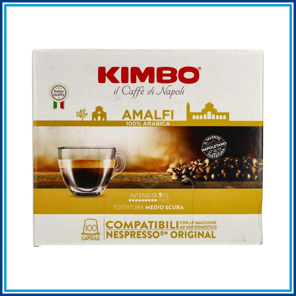 Kimbo Amalfi - Compatibile Nespresso - 100 Caffè - dettaglio