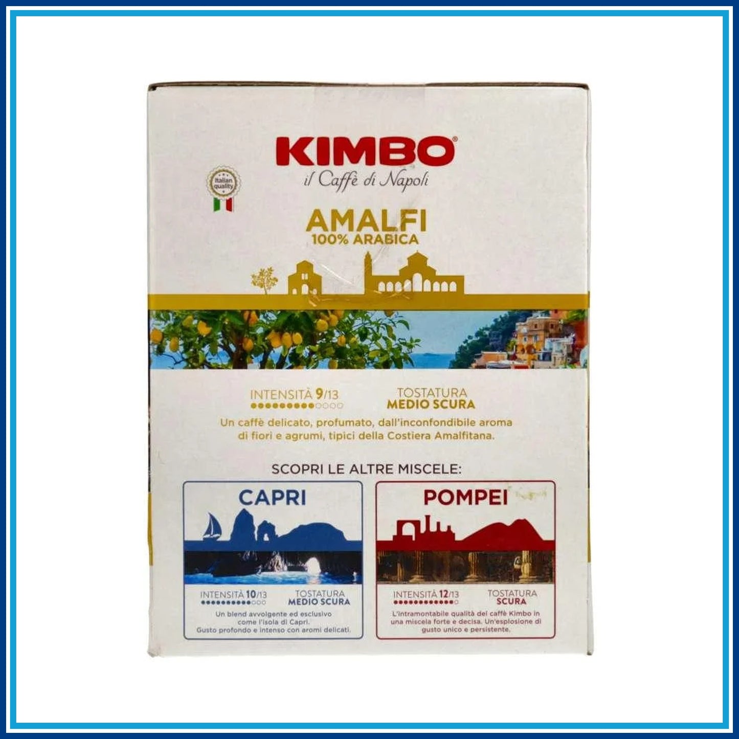 Kimbo Amalfi - Compatibile Nespresso - 100 Caffè - dettaglio