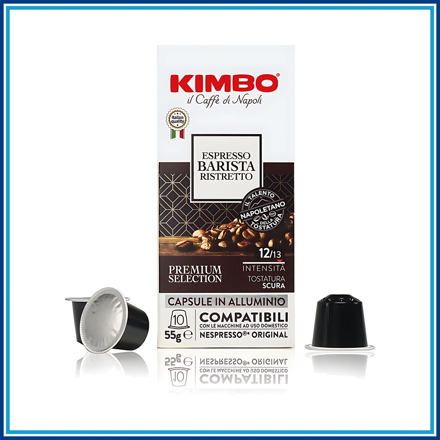 Kimbo Barista Ristretto - Compatibile Nespresso - 10 caffè - dettaglio