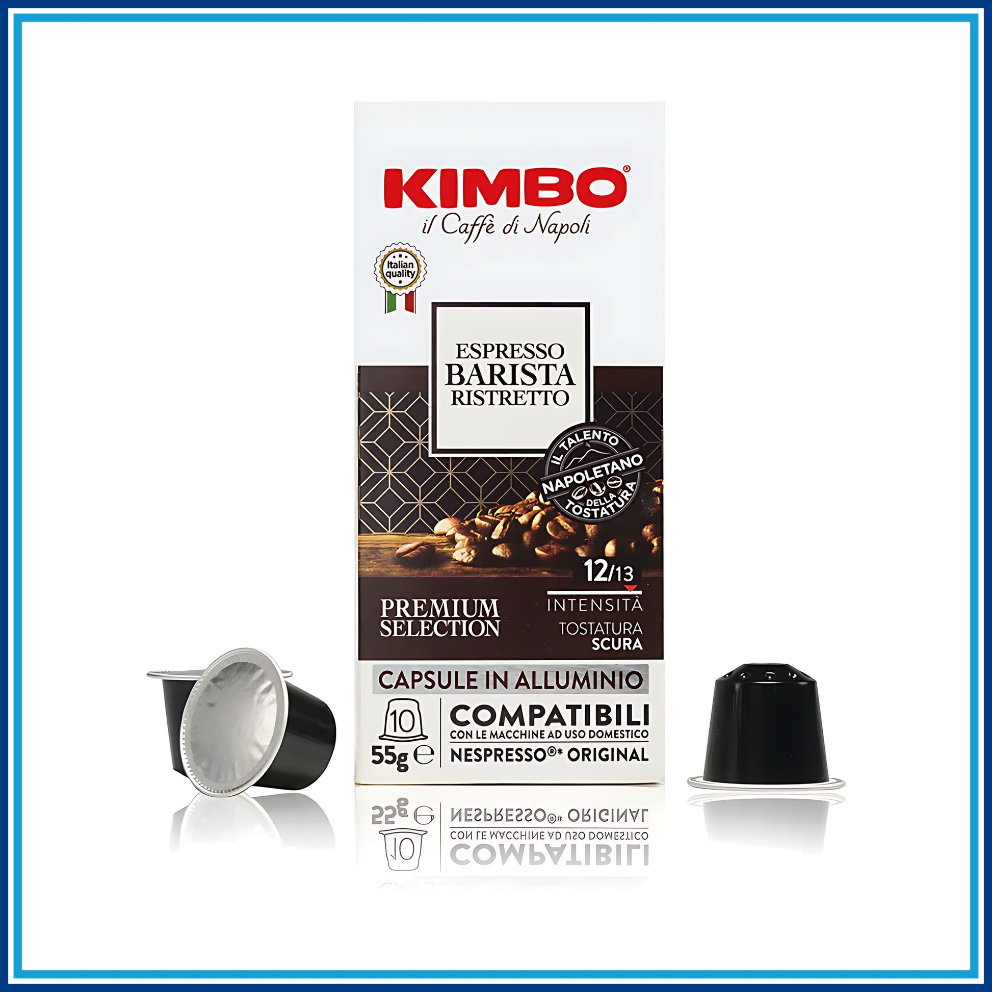 Kimbo Barista Ristretto - Compatibile Nespresso - 10 caffè - dettaglio