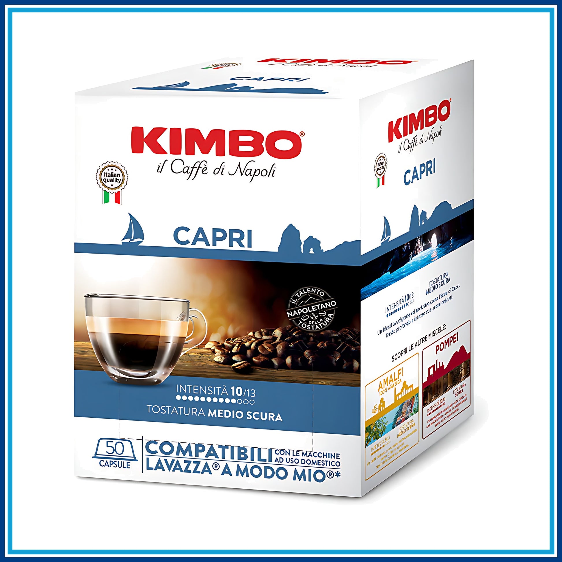 Kimbo Capri - Compatibile A Modo Mio - 50 caffè - dettaglio