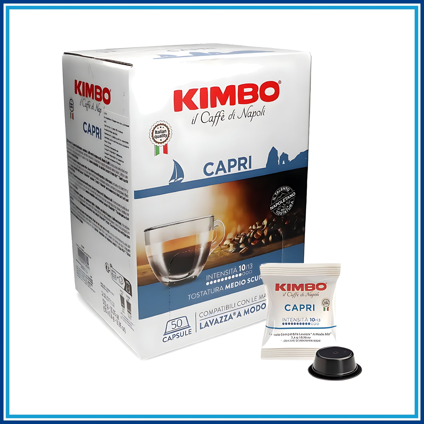 Kimbo Capri - Compatibile A Modo Mio - 50 caffè