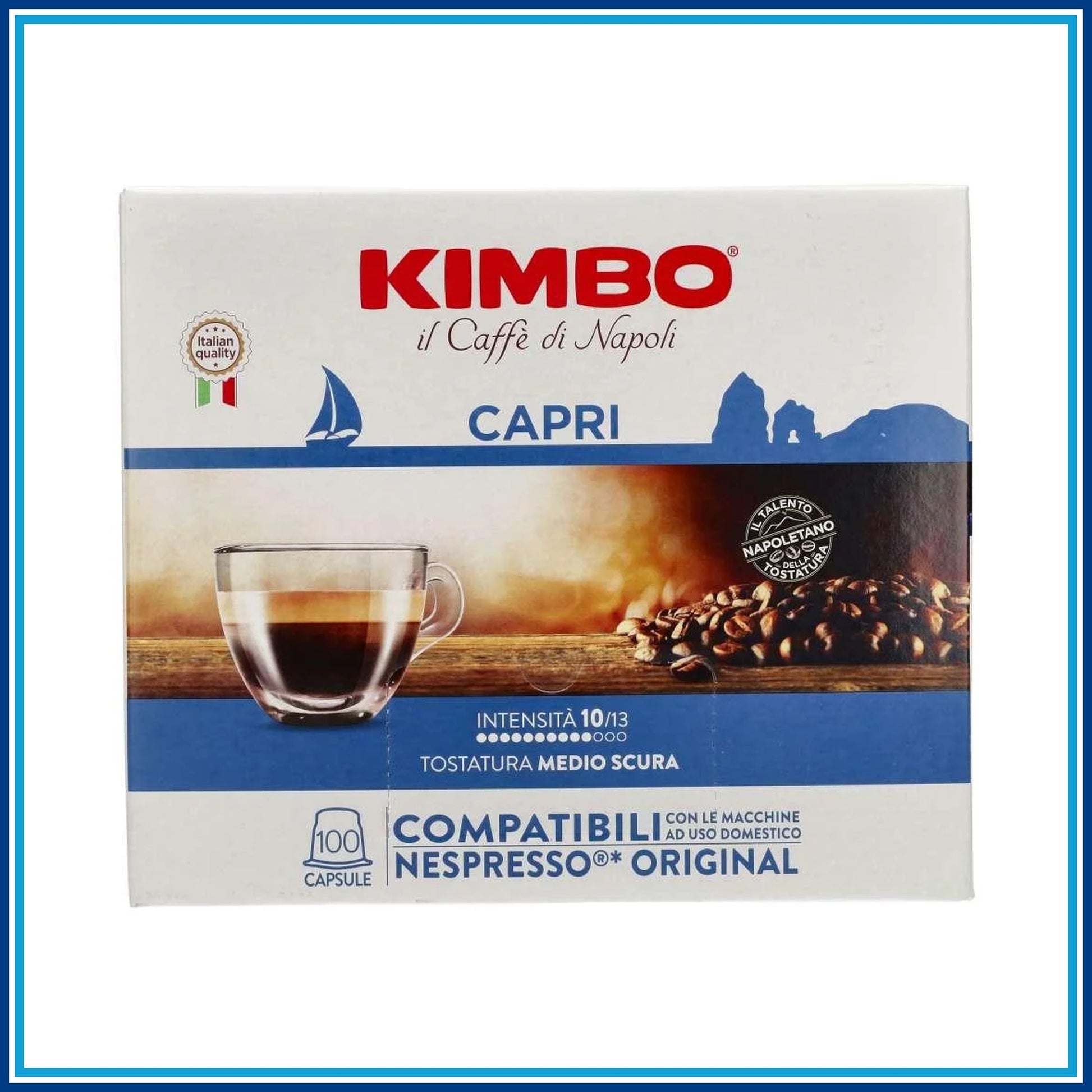 Kimbo Capri - Compatibile Nespresso - 100 Caffè - dettaglio