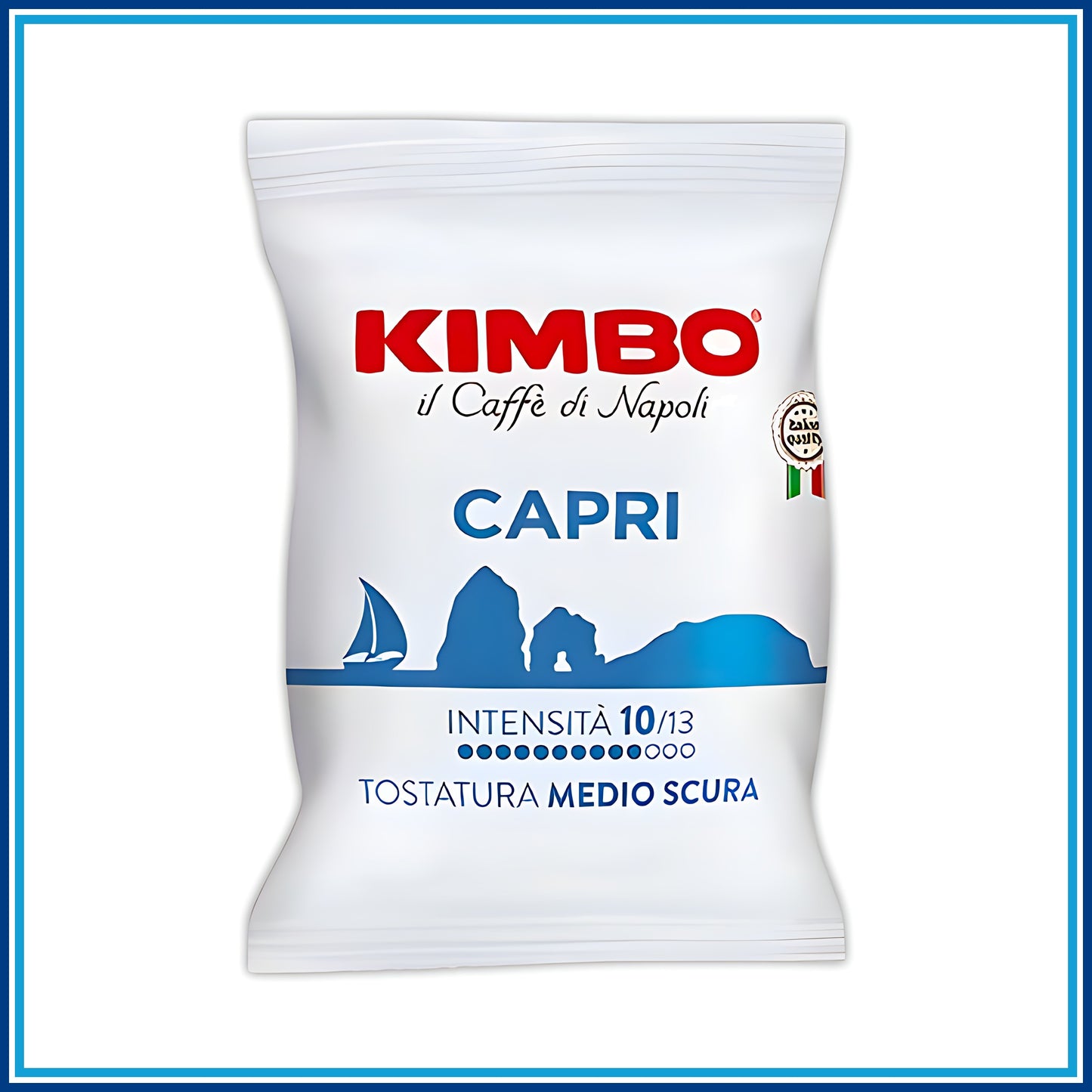 Kimbo Capri - Compatibile Nespresso - 100 Caffè - retro