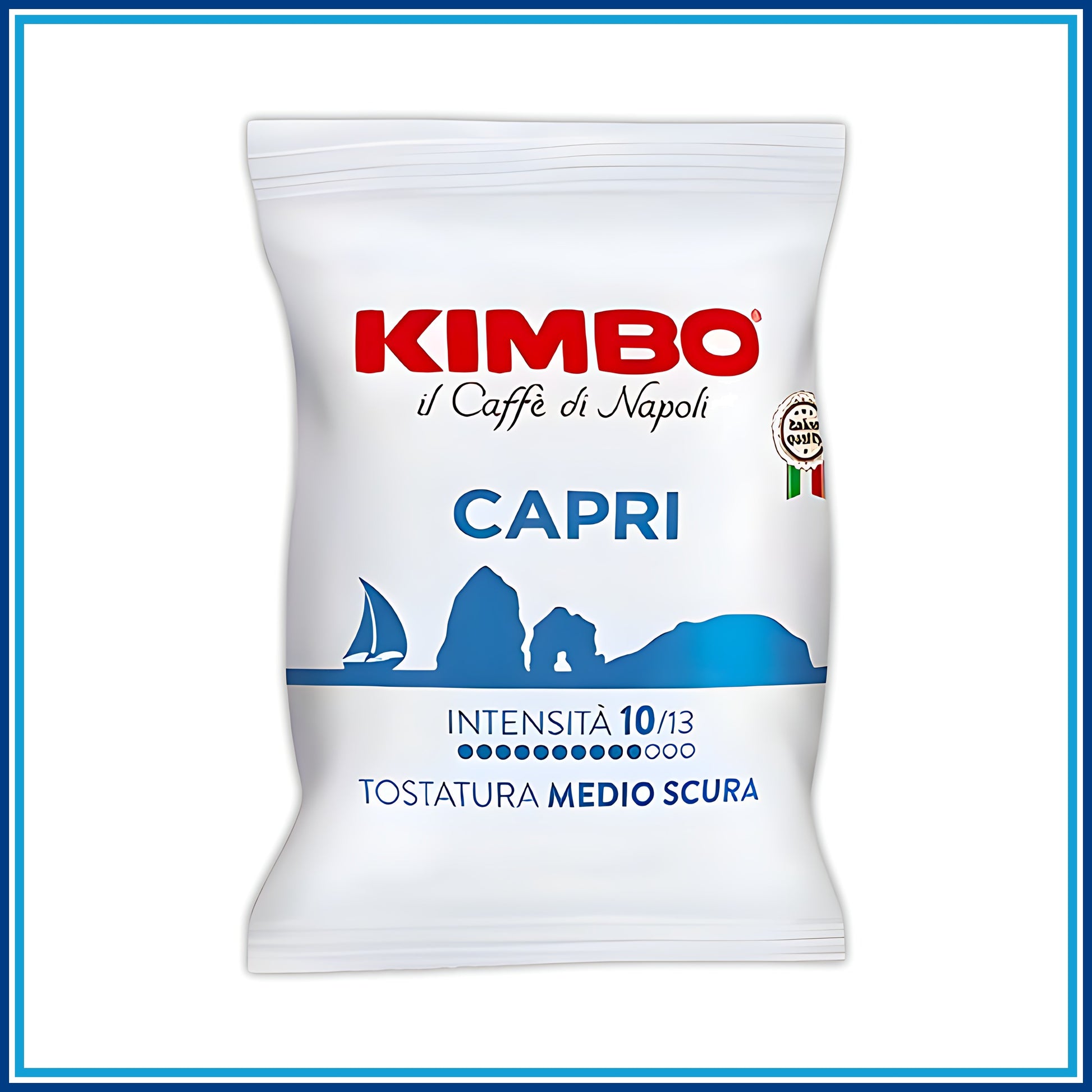 Kimbo Capri - Compatibile Nespresso - 100 Caffè - retro