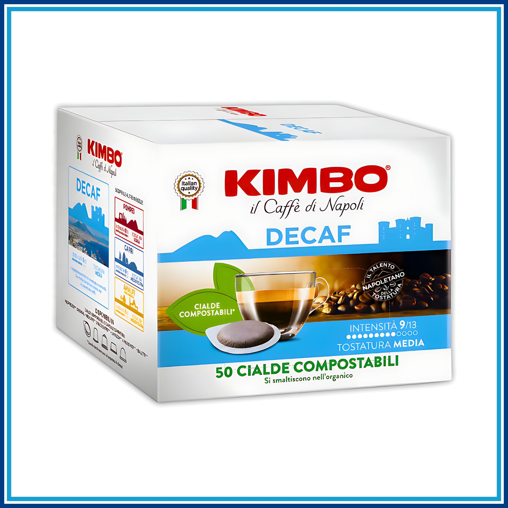 Kimbo Decaf - Cialde - 50 Caffè