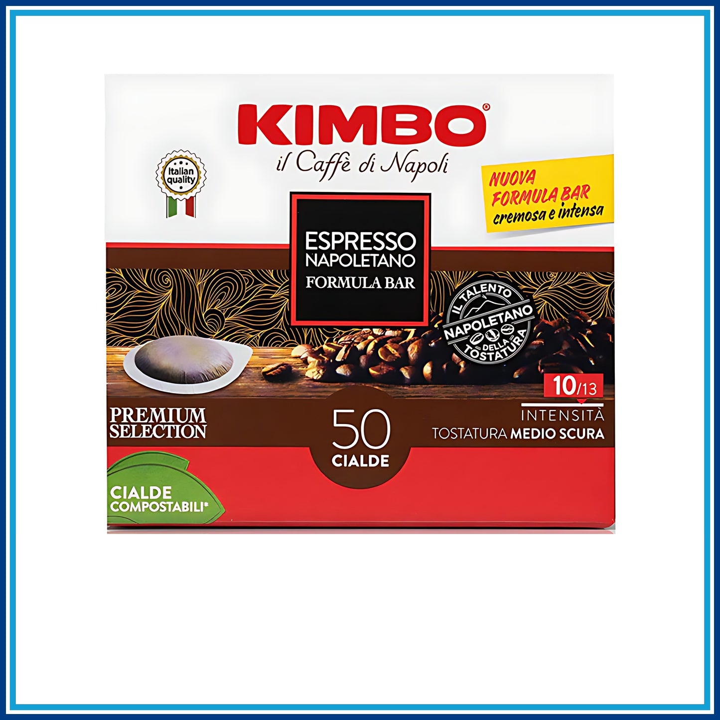 Kimbo Espresso Napoletano Formula Bar - Cialde - 50 Caffè