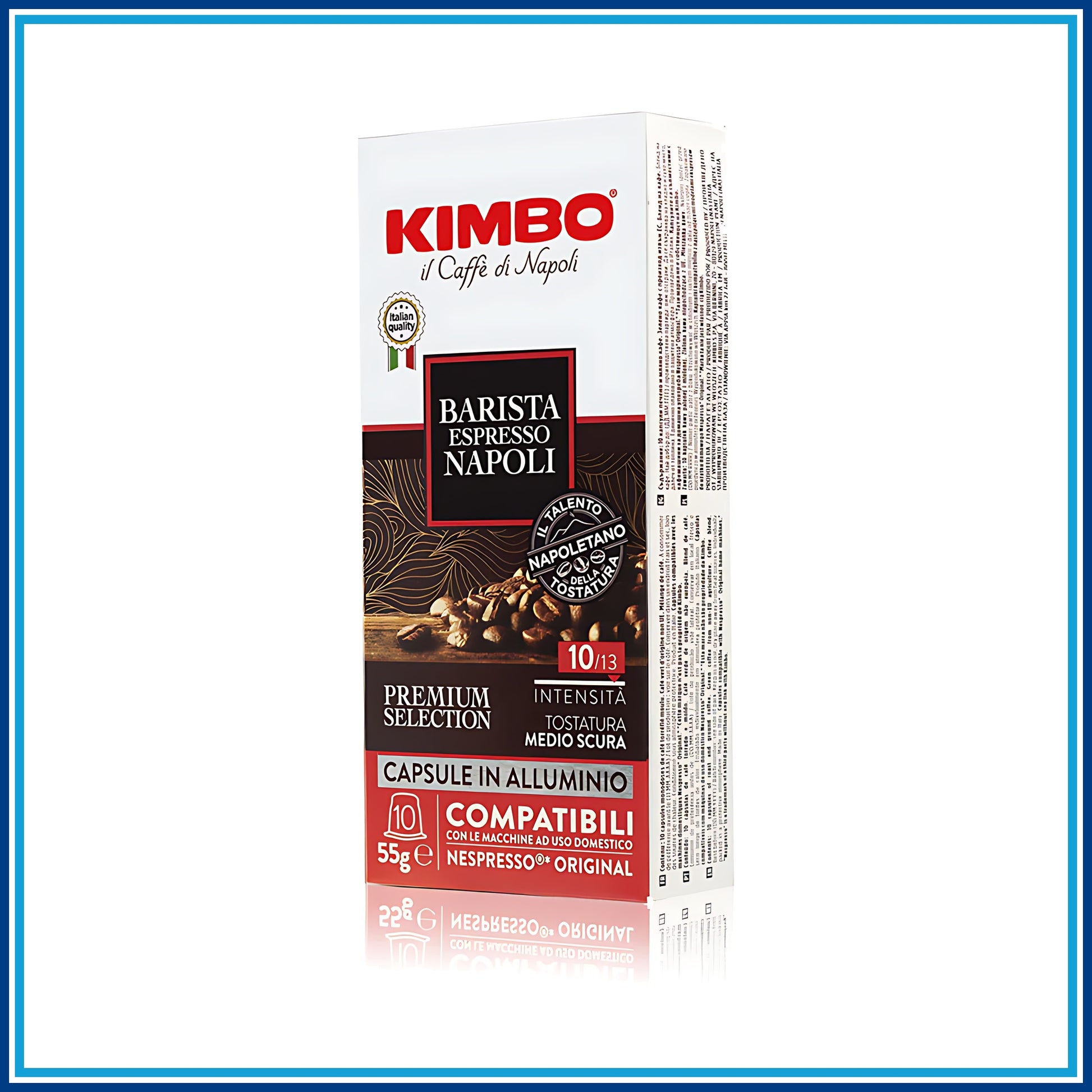 Kimbo Napoli - Compatibile Nespresso - 100 caffè - dettaglio