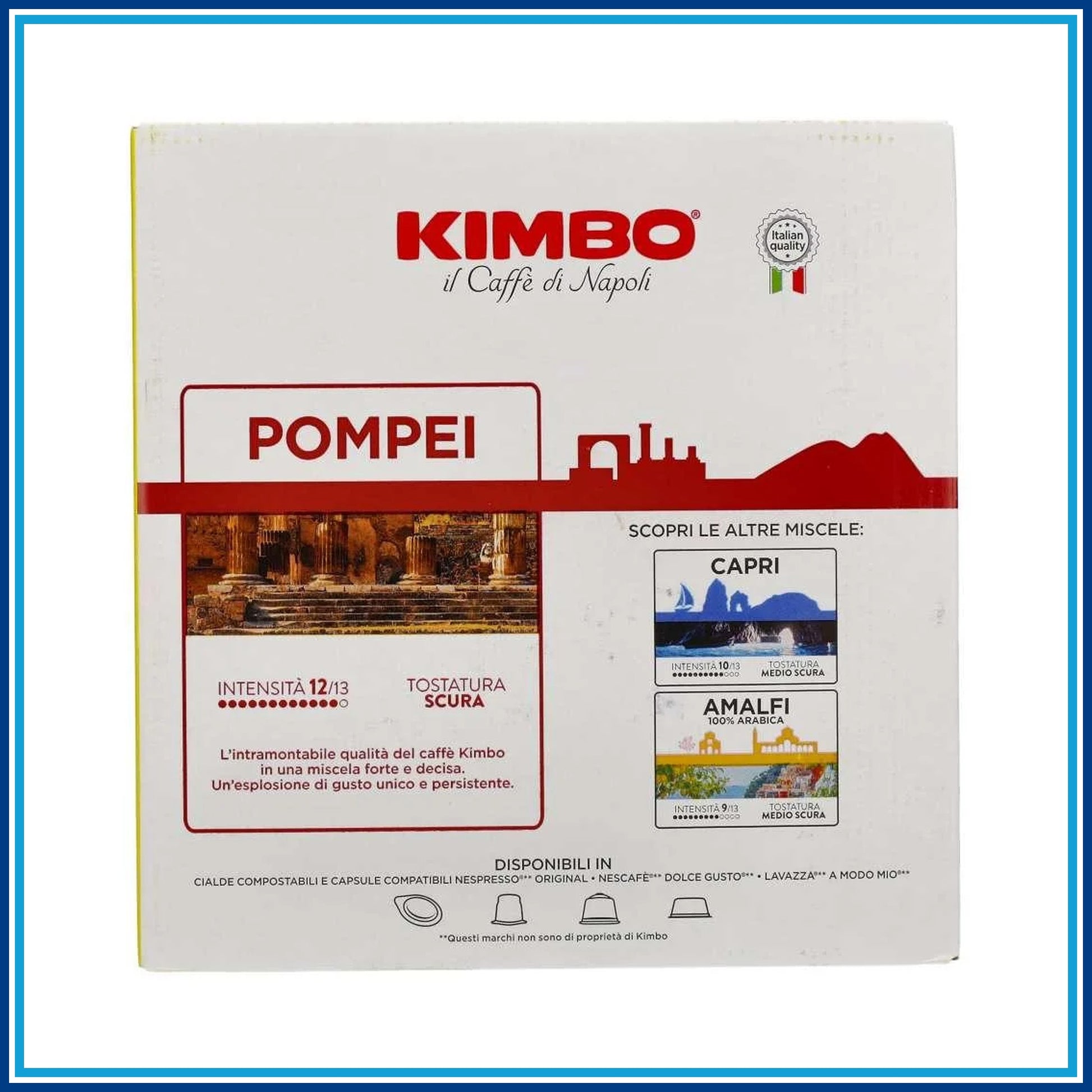 Kimbo Pompei - Cialde - 150 caffè - dettaglio