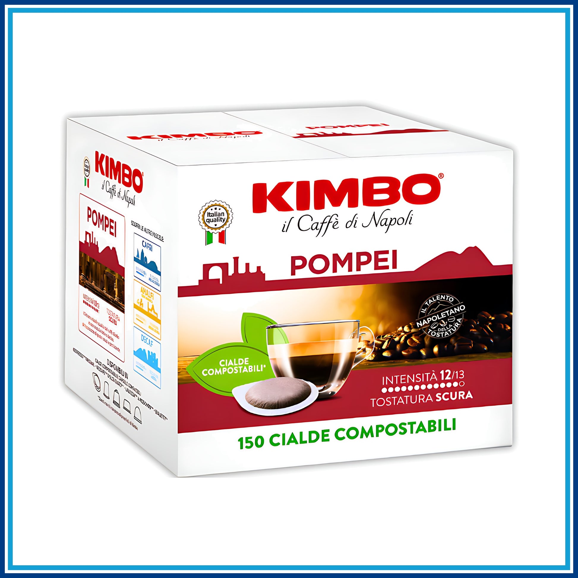 Kimbo Pompei - Cialde - 150 caffè