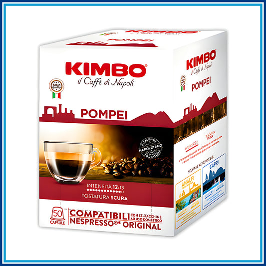 Kimbo Pompei - Compatibile Nespresso - 50 caffè