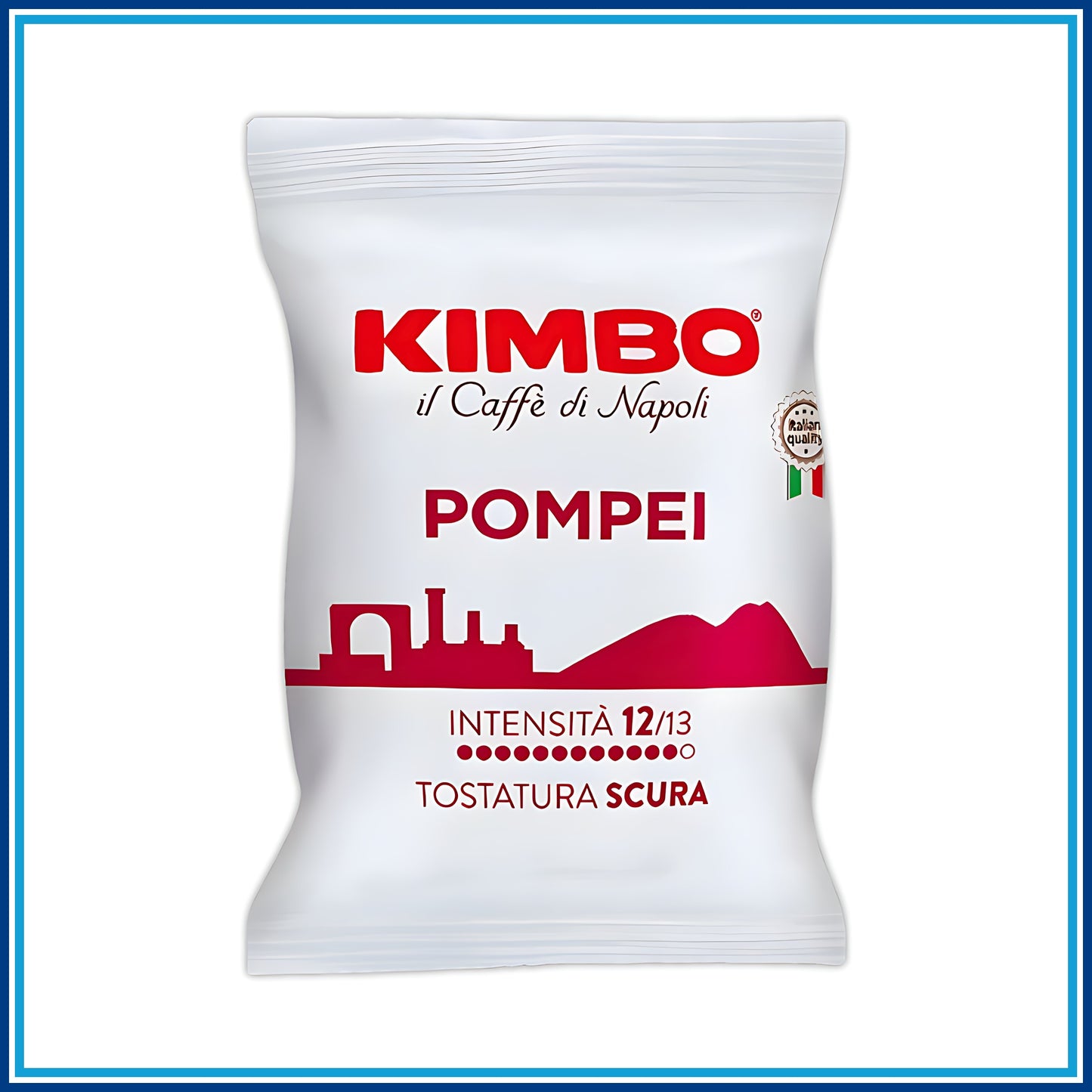 Kimbo Pompei - Compatibile Nespresso - 50 caffè - retro