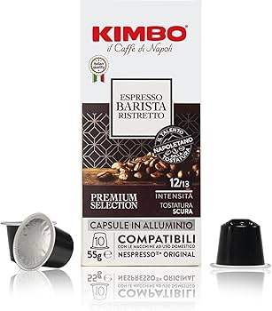 Kimbo Barista Ristretto - 10 Capsule Alu compatibili Nespresso