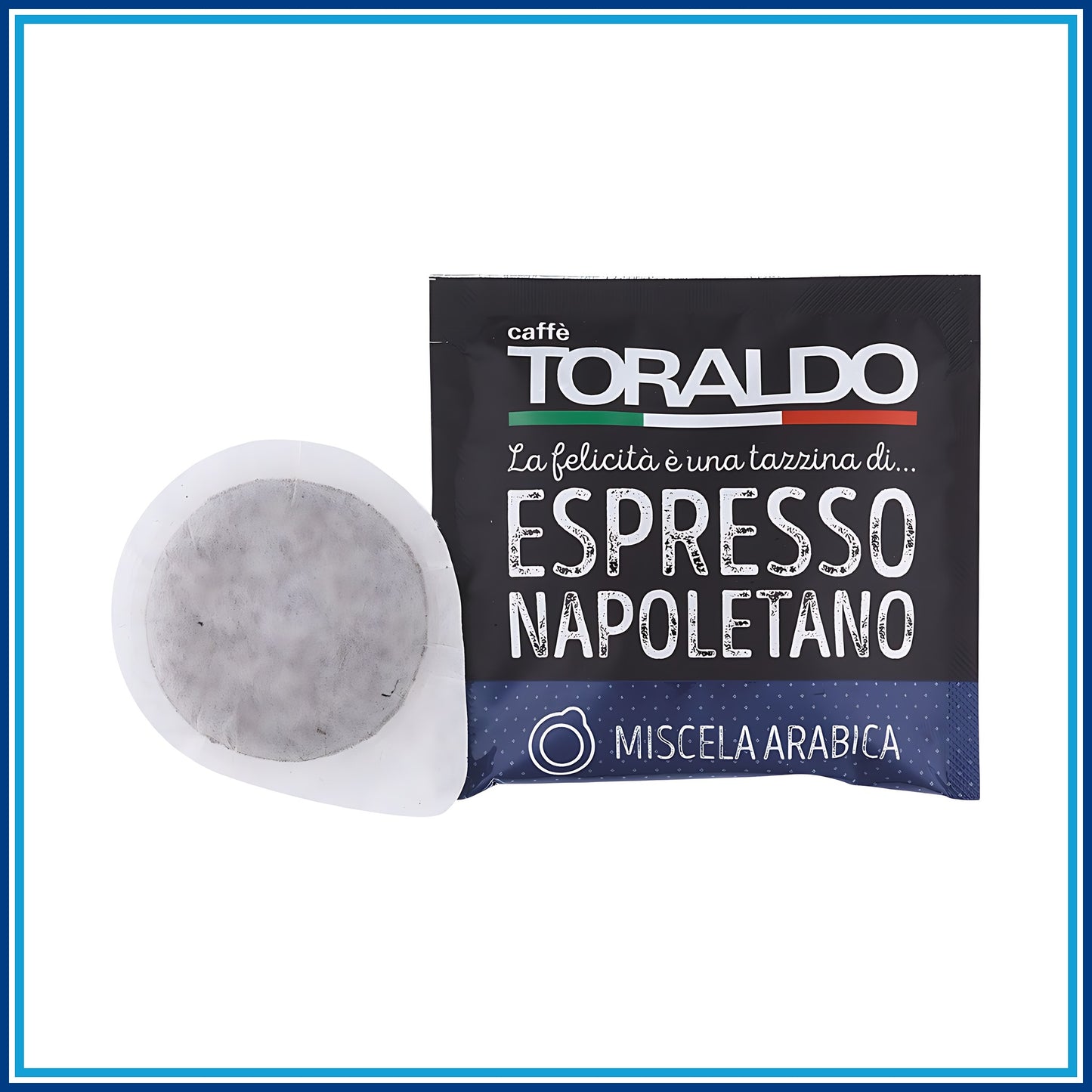 Toraldo Arabica - Cialde - 150 caffè - retro
