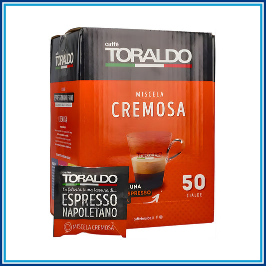 Toraldo Cremosa - Cialde - 50 caffè - retro
