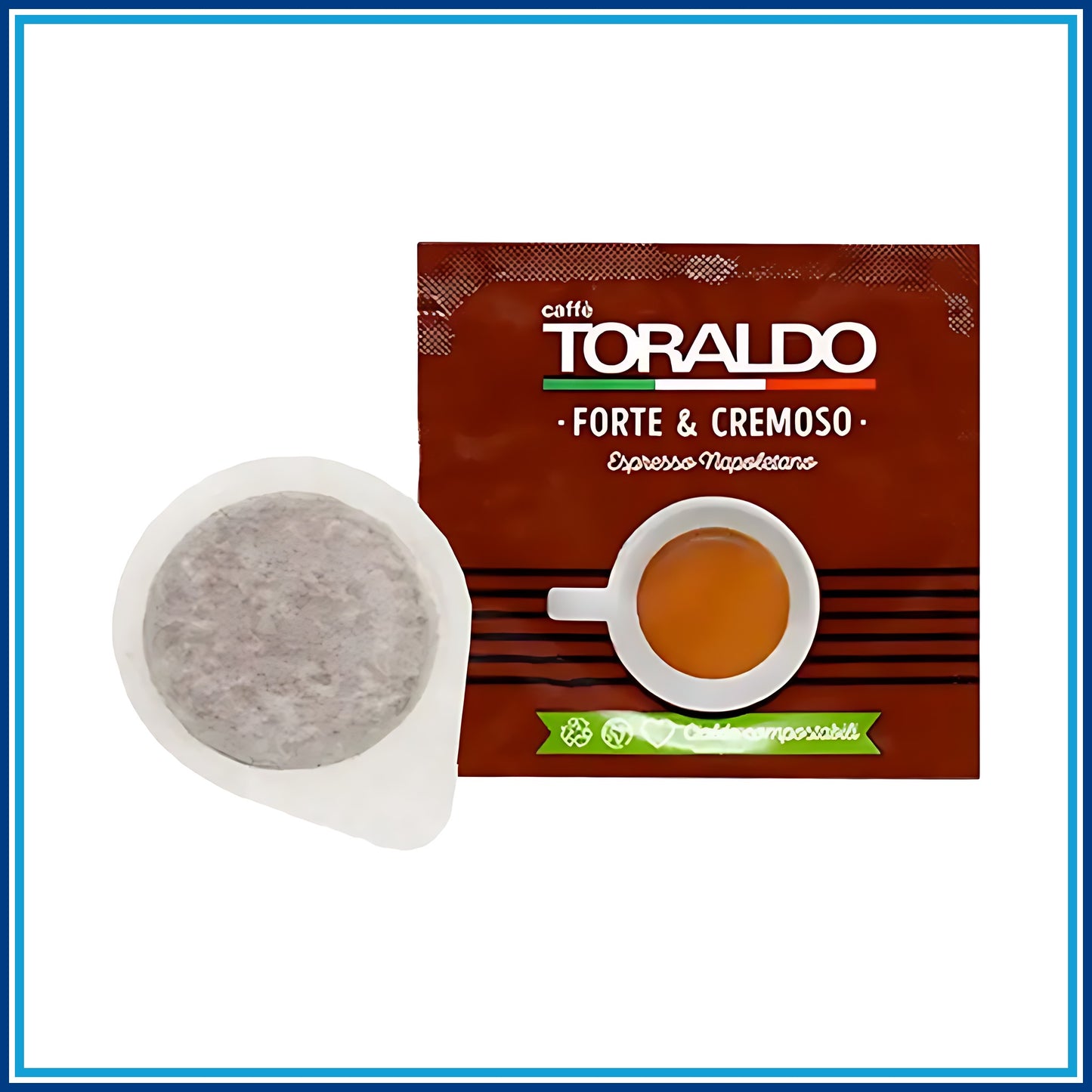 Toraldo Forte e Cremoso - Cialde - 150 Caffè - confezione