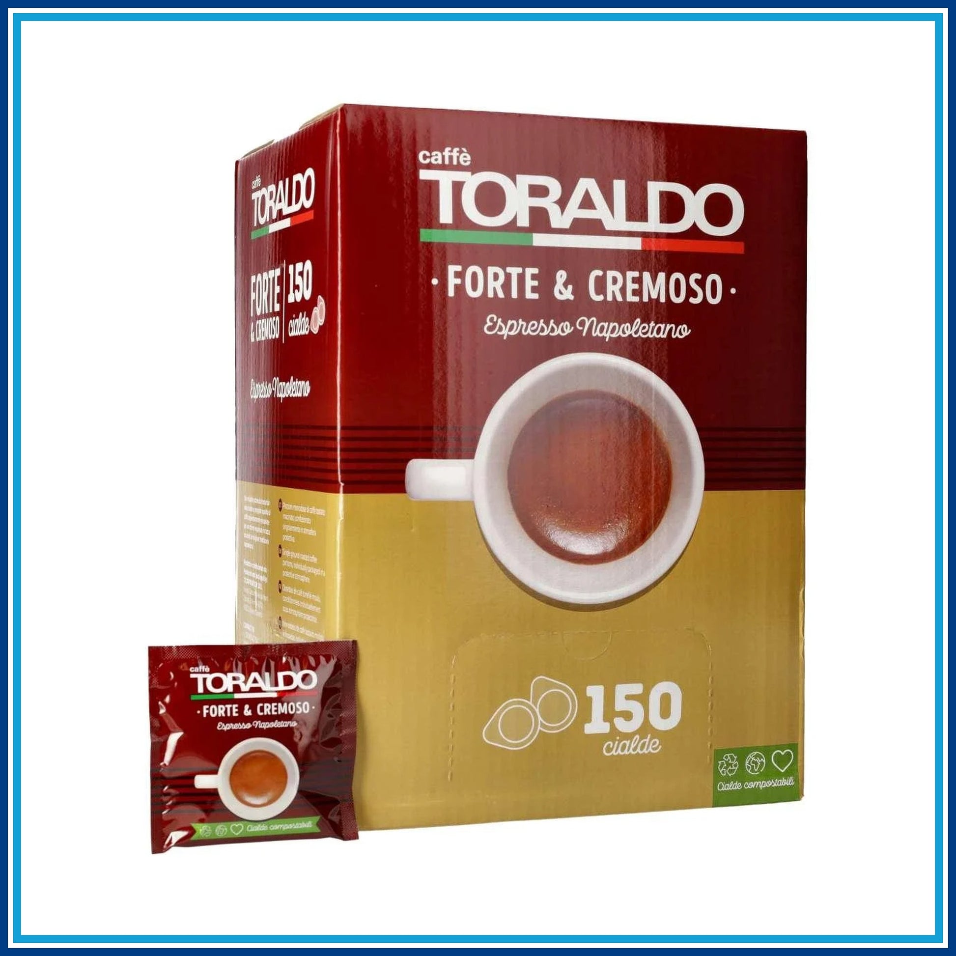 Toraldo Forte e Cremoso - Cialde - 150 Caffè