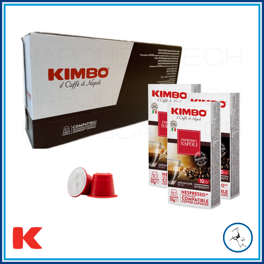 Kimbo Napoli - Nespresso Compatible - 100 Coffees