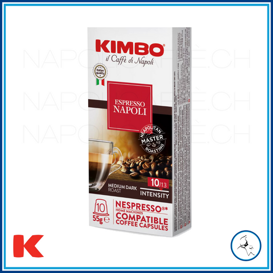 Kimbo Napoli - 100 Nespresso-kompatible Kapseln