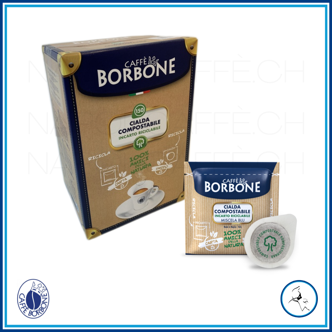 Borbone Bleu - 150 Dosettes