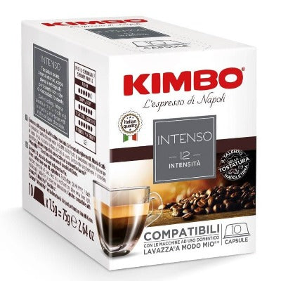 Kimbo - Intensiv - 80 A Modo Mio kompatible Kapseln