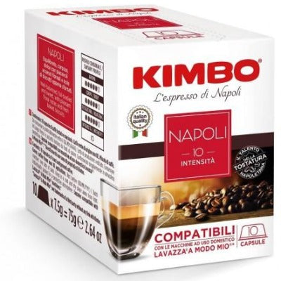 Capsule Kimbo - Napoli - 80 capsule compatibili A Modo Mio
